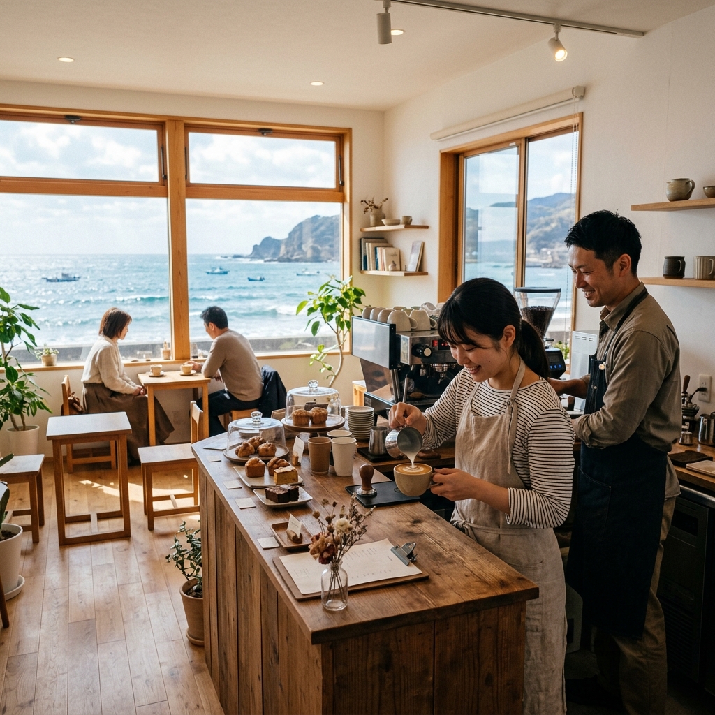 カフェの店内イメージ